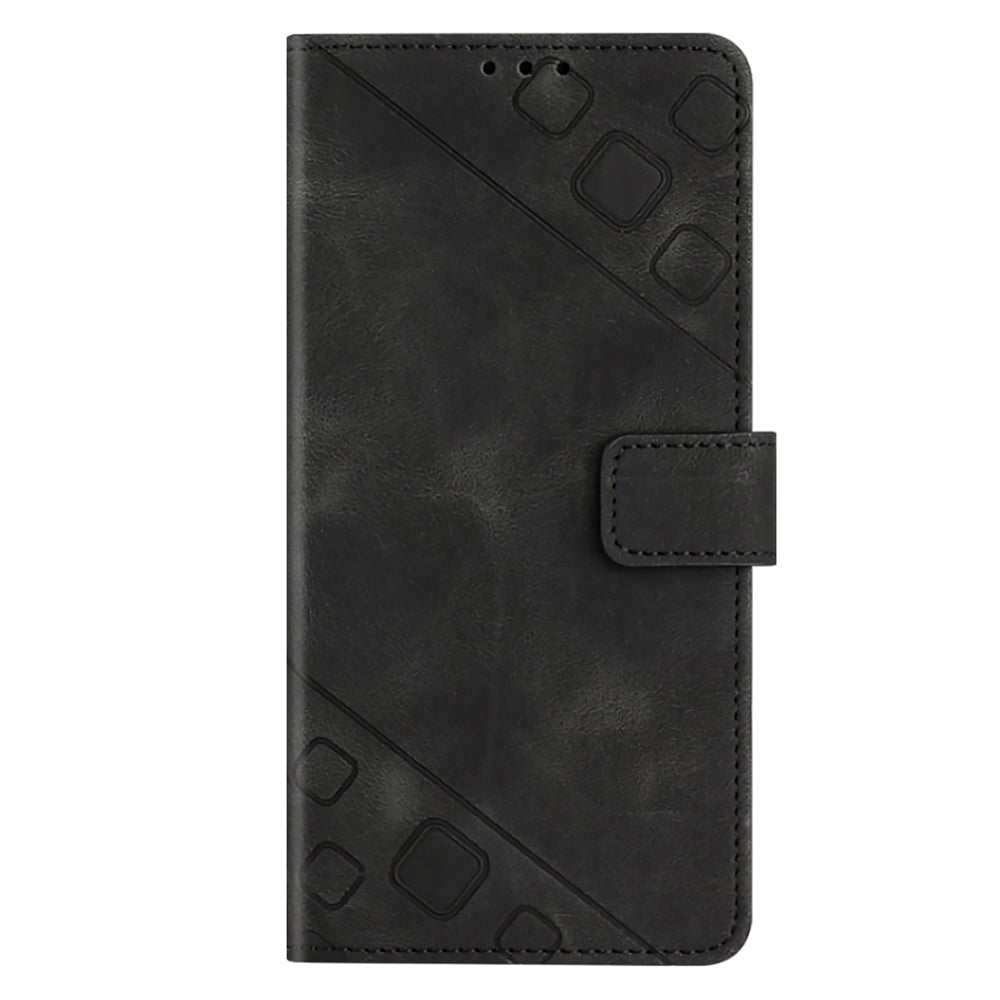 PT005 YB Imprinting Series-6 For iPhone 15 Pro Max PU Leather Case Stand Wallet Skin-touch Phone Cover - Black PT005 YB Imprinting Series-6 For iPhone 15 Pro Max PU Leather Case Stand Wallet Skin-touch Phone Cover - Black